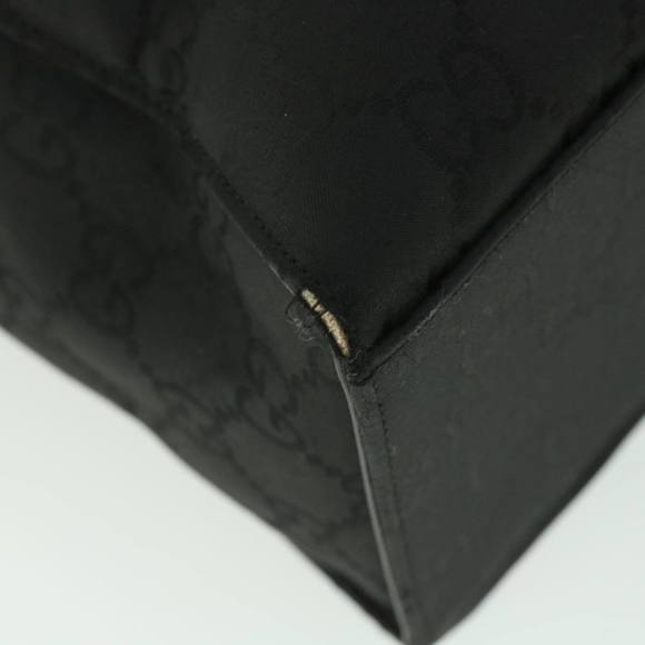 GUCCI GG Canvas Bamboo Hand Bag Black 002 1015 Auth fm2780 - Picture 9 of 16
